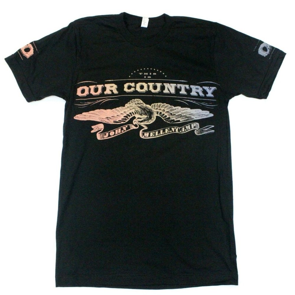 John Mellencamp Our Country Rainbow Eagle Tee - S